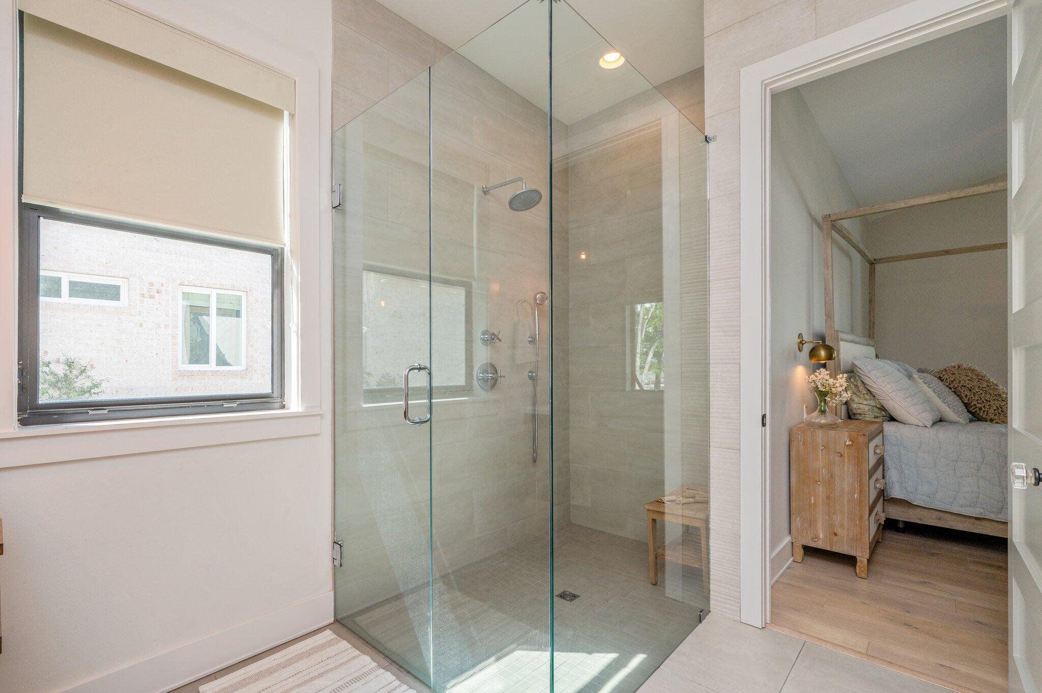 164 Bay Trace Santa Rosa Beach, FL 32459 - Photo 37 of 90 a bathroom with a shower and a sink