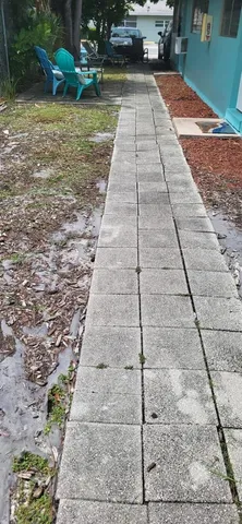 a view of yard with outdoor seating