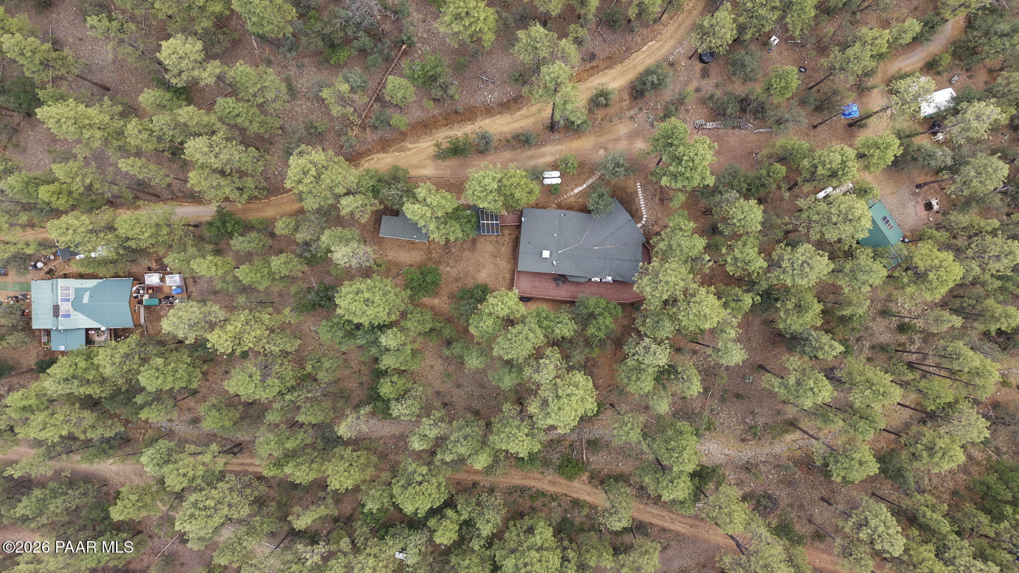 6151 Bannie Mine Road Prescott, AZ 86303 - Photo 36 of 42 42-Birds Eye 2