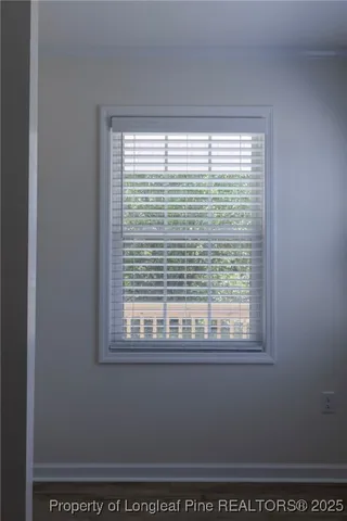 a view of a window in a room