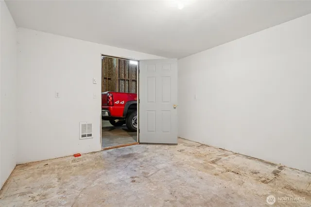 a view of empty room