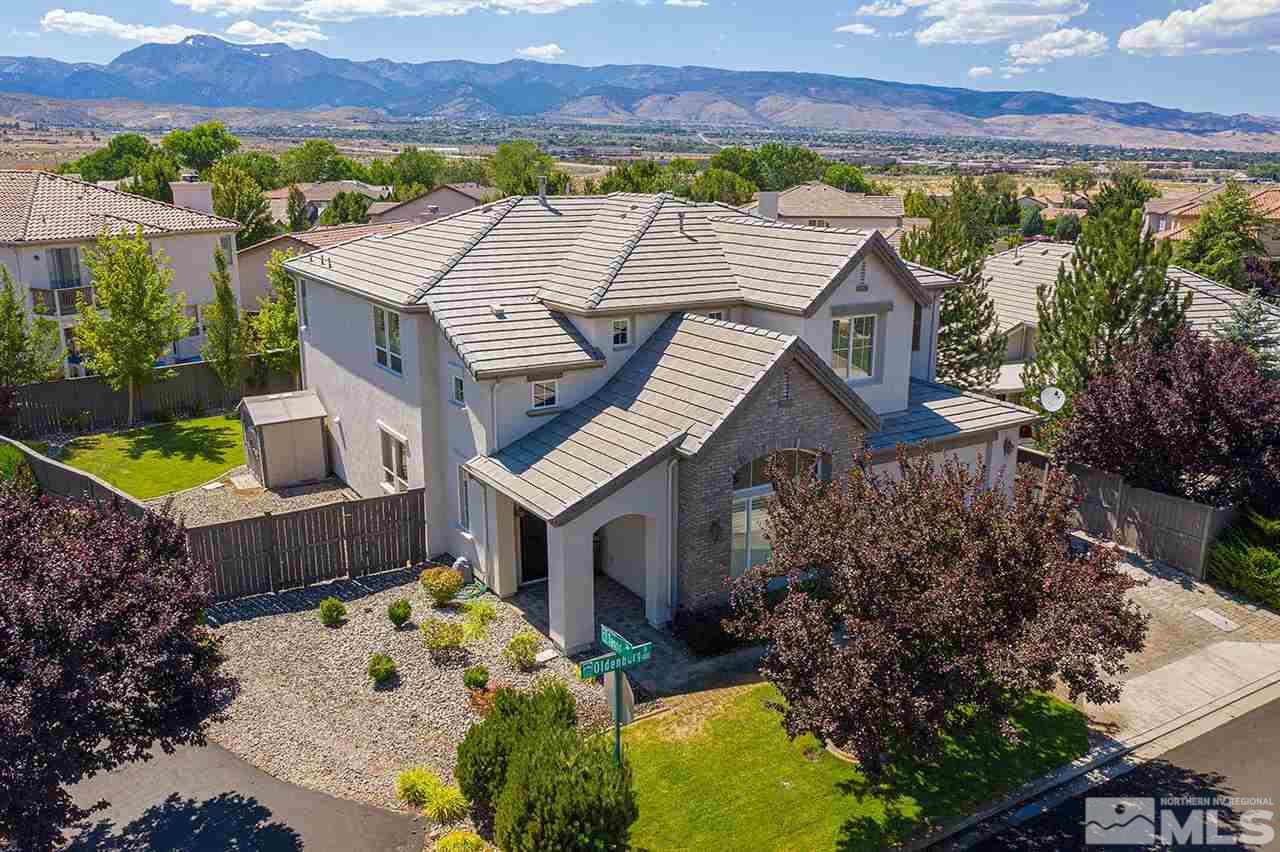 490 Oldenburg Drive Reno, NV 89521 - Photo 25 of 25 an aerial view of a house with a garden