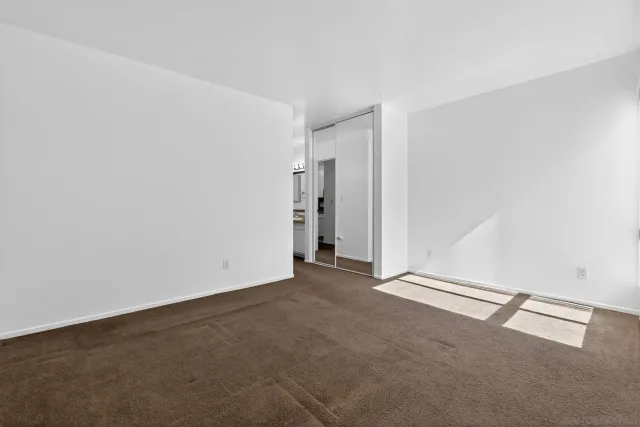 a view of an empty room