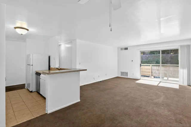 a view of kitchen with sink