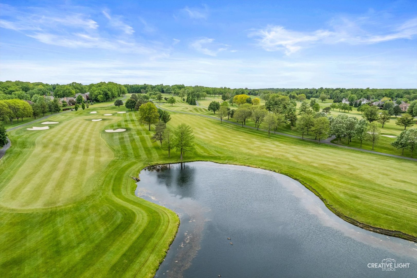 3112 Turnberry Road St. Charles, IL 60174 - Photo 39 of 43 a view of a lake with a big yard