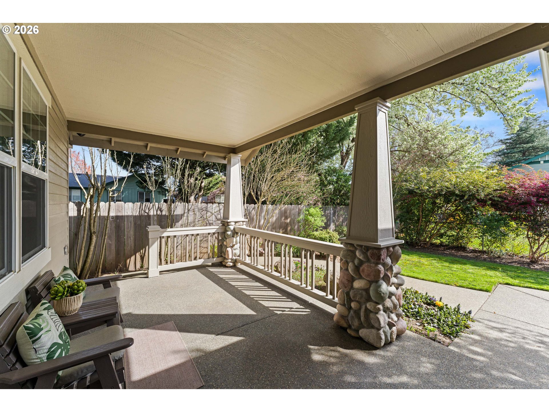 2188 Marie Drive Grants Pass, OR 97526 - Photo 5 of 27 a view of a porch with furniture and garden