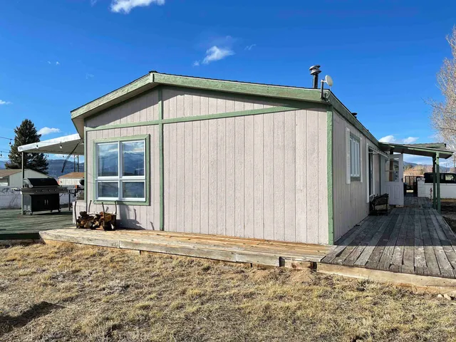 a view of a house with a patio