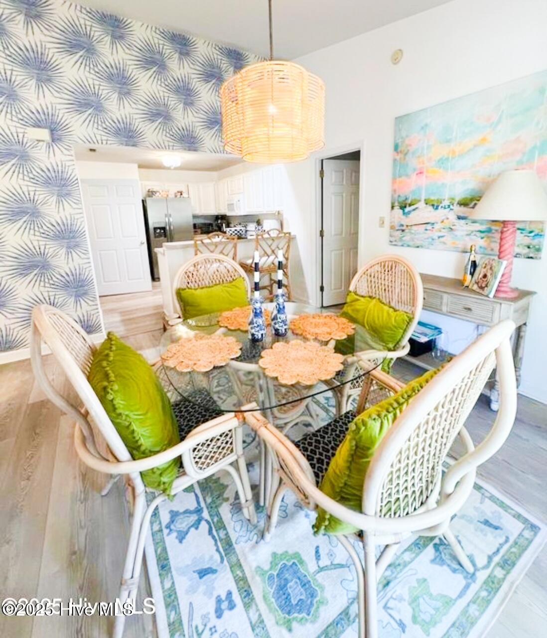 413 Commerce Avenue, Unit D Morehead City, NC 28557 - Photo 13 of 22 Dining area opens to kitchen and living room