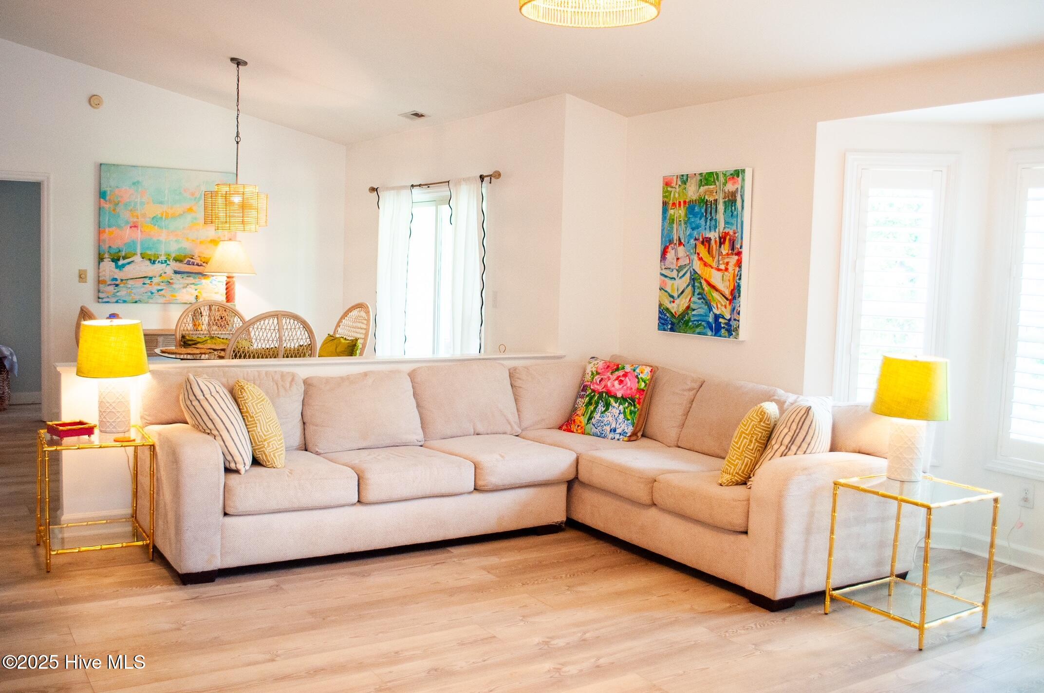 413 Commerce Avenue, Unit D Morehead City, NC 28557 - Photo 9 of 22 From front door into living room