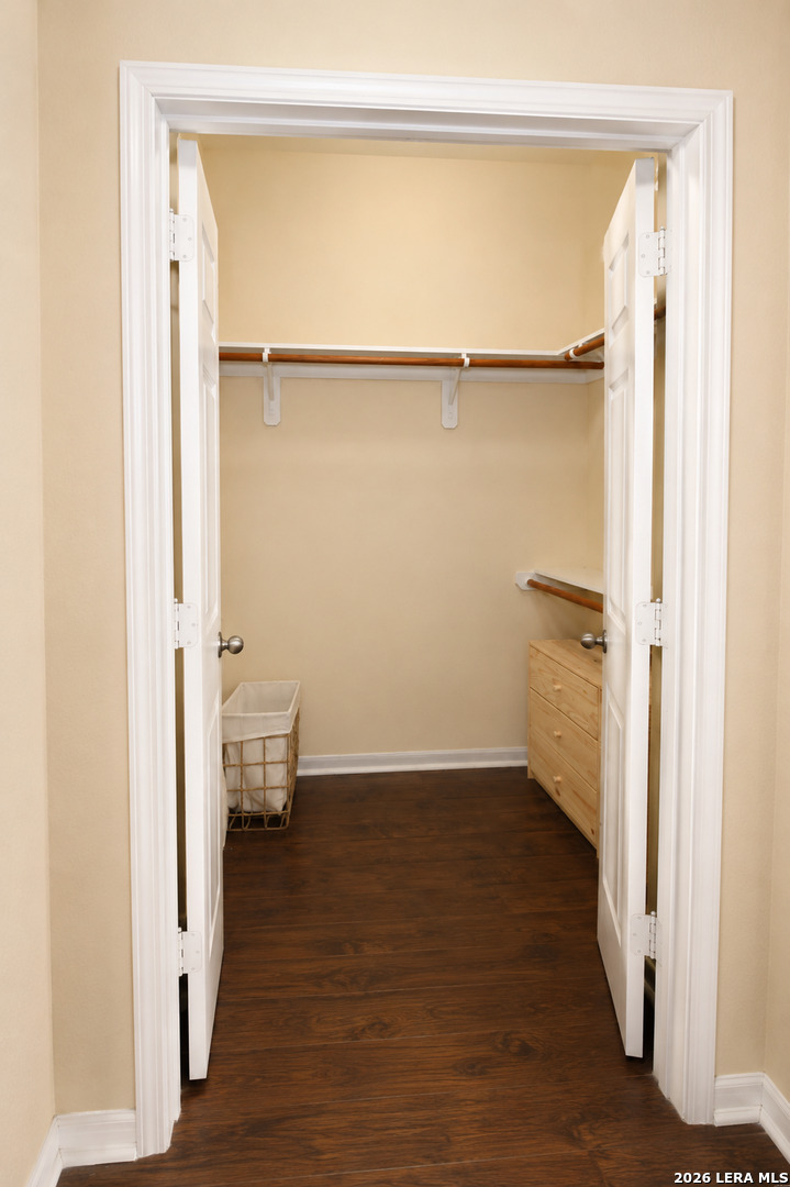 6160 Eckhert Road, Unit 804 San Antonio, TX 78240 - Photo 15 of 38 a view of walk in closet with empty racks