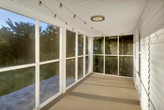 a view of front door