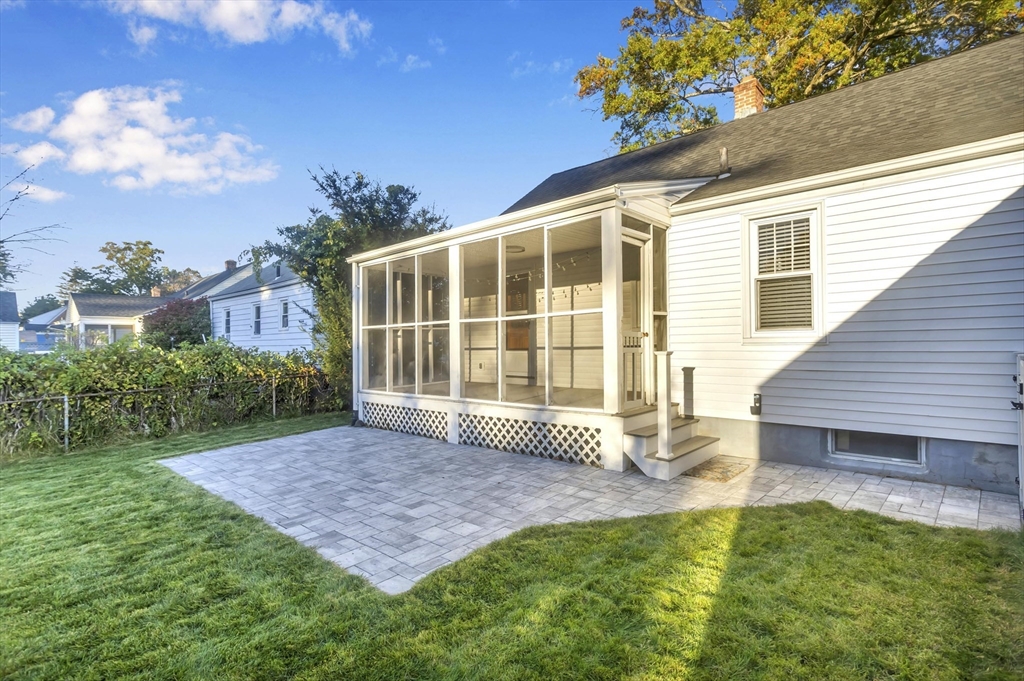 154 Ellsworth Avenue Springfield, MA 01118 - Photo 3 of 22 a view of backyard with a garden and deck