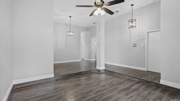 wooden floor in an empty room