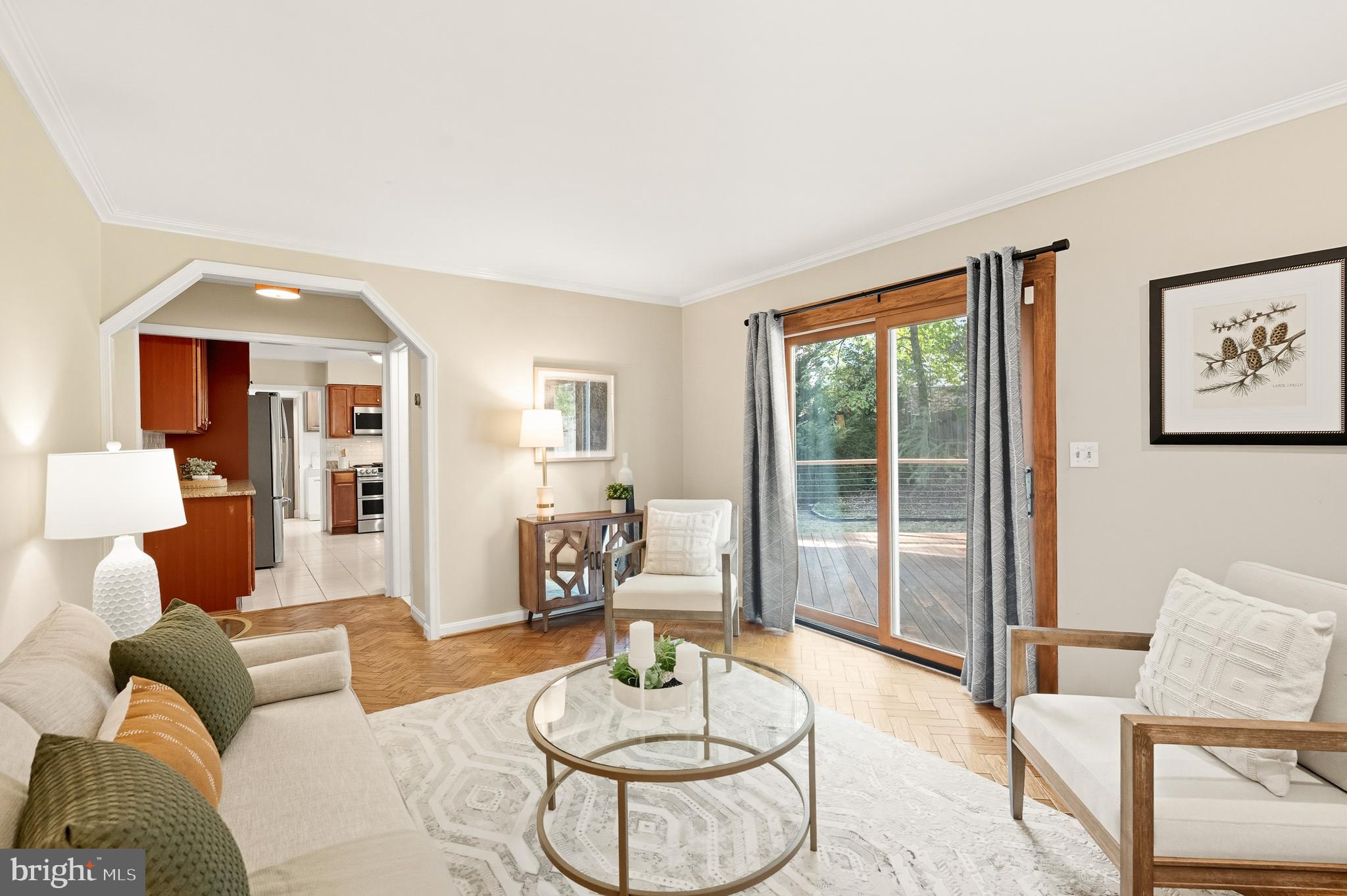 2352 Cedar Lane Vienna, VA 22182 - Photo 16 of 59 a living room with furniture and a large window