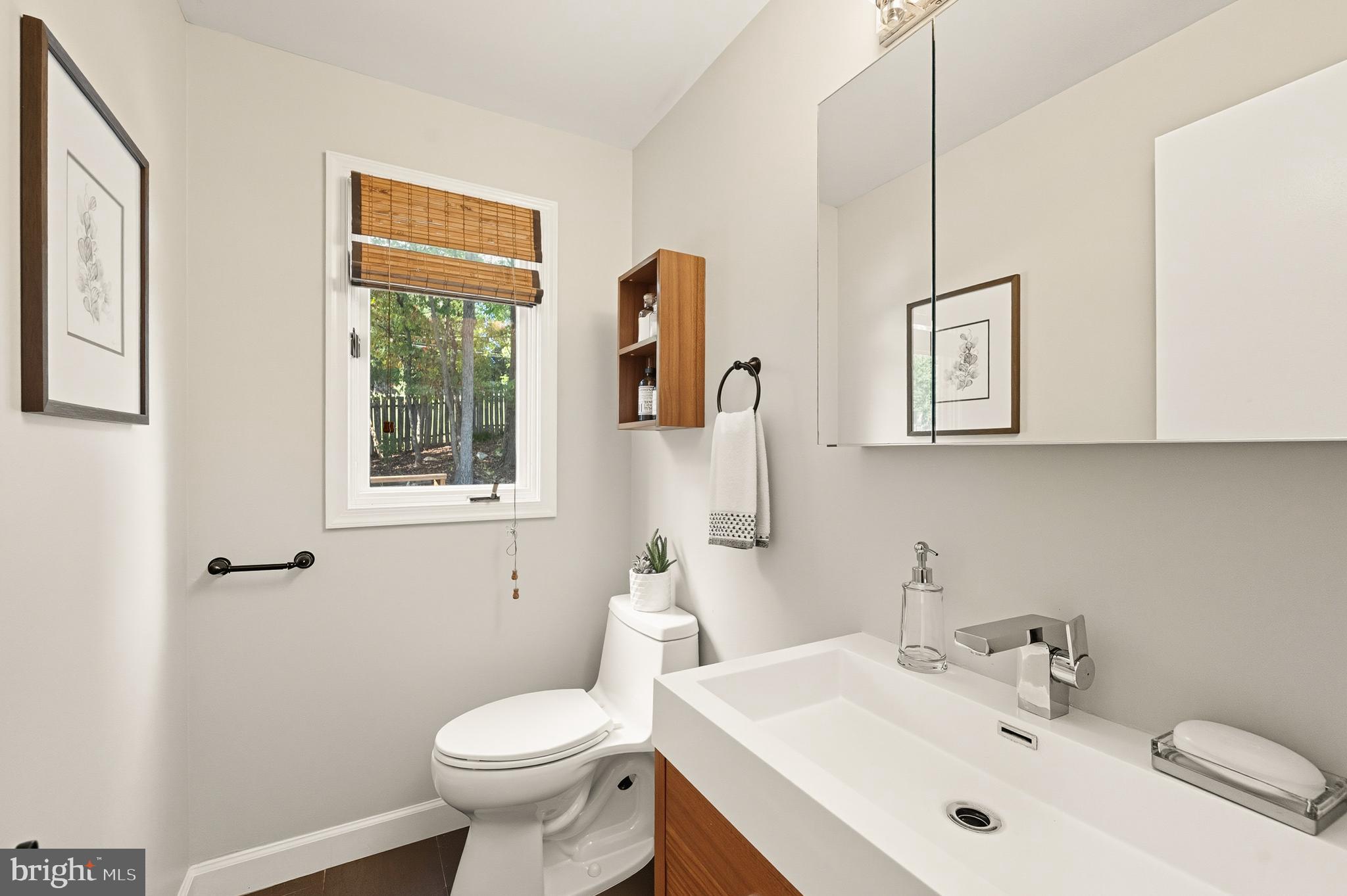 2352 Cedar Lane Vienna, VA 22182 - Photo 17 of 59 a bathroom with a sink mirror and toilet