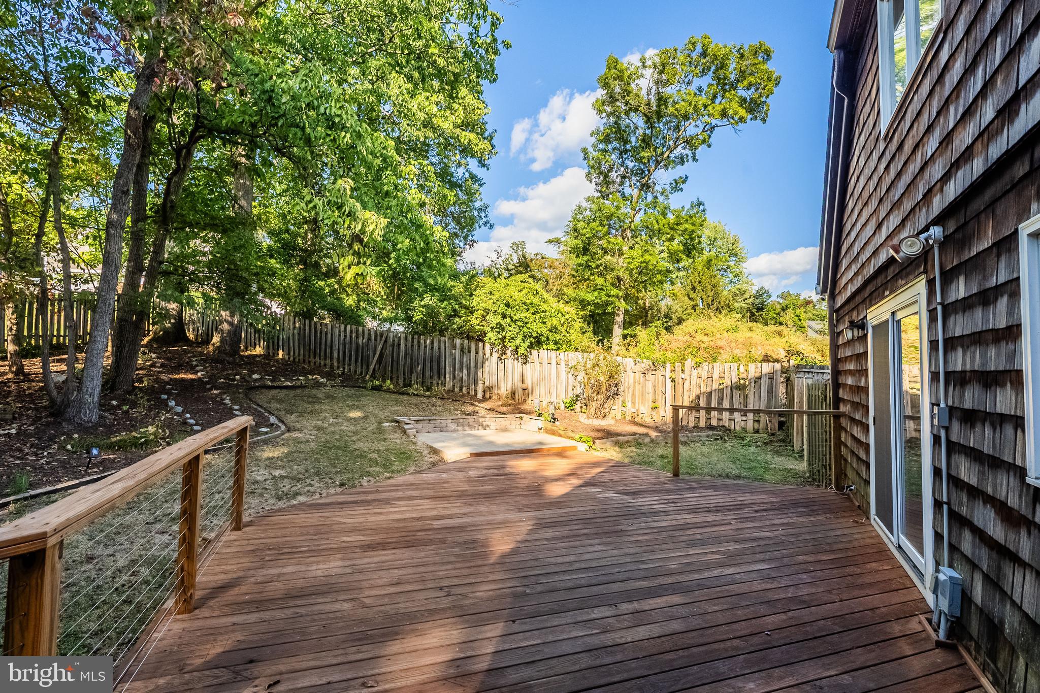 2352 Cedar Lane Vienna, VA 22182 - Photo 47 of 59 Sliding Glass Door from Family Room to Deck