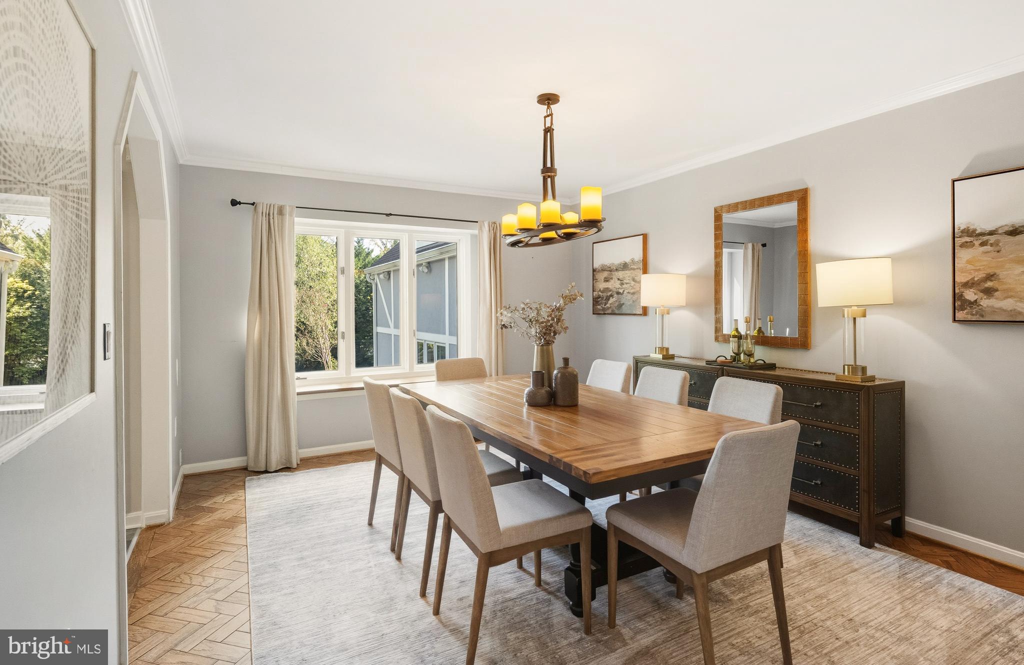 2352 Cedar Lane Vienna, VA 22182 - Photo 8 of 59 a view of a dining room and livingroom view