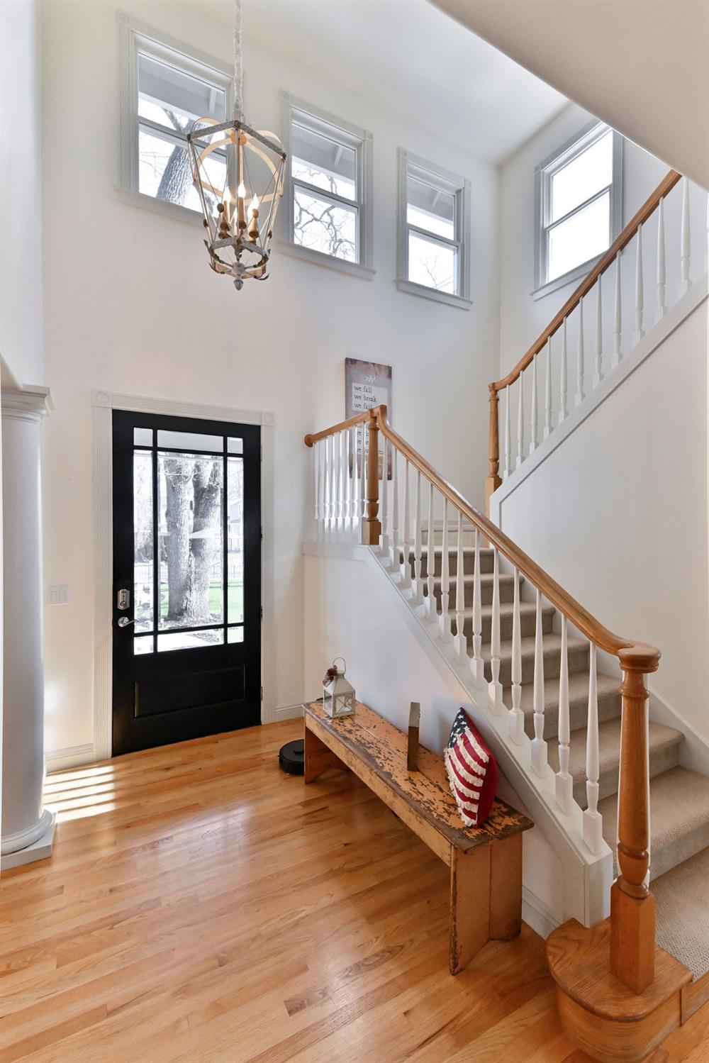 511 Surrey Lane Murphys, CA 95247 - Photo 21 of 97 a view of an entryway with wooden floor and staircase