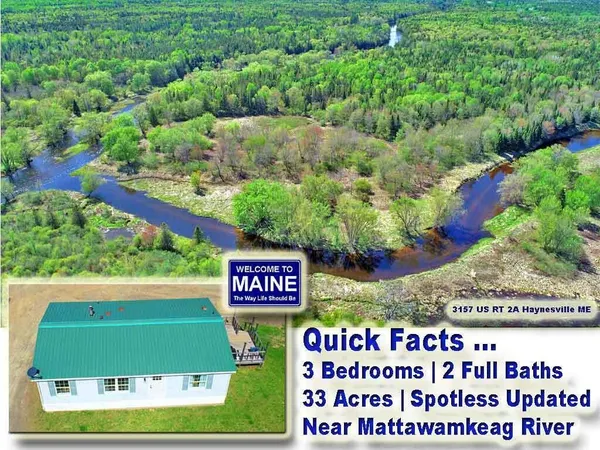 $164,900 | 3157 Military Road, Haynesville, ME 04497