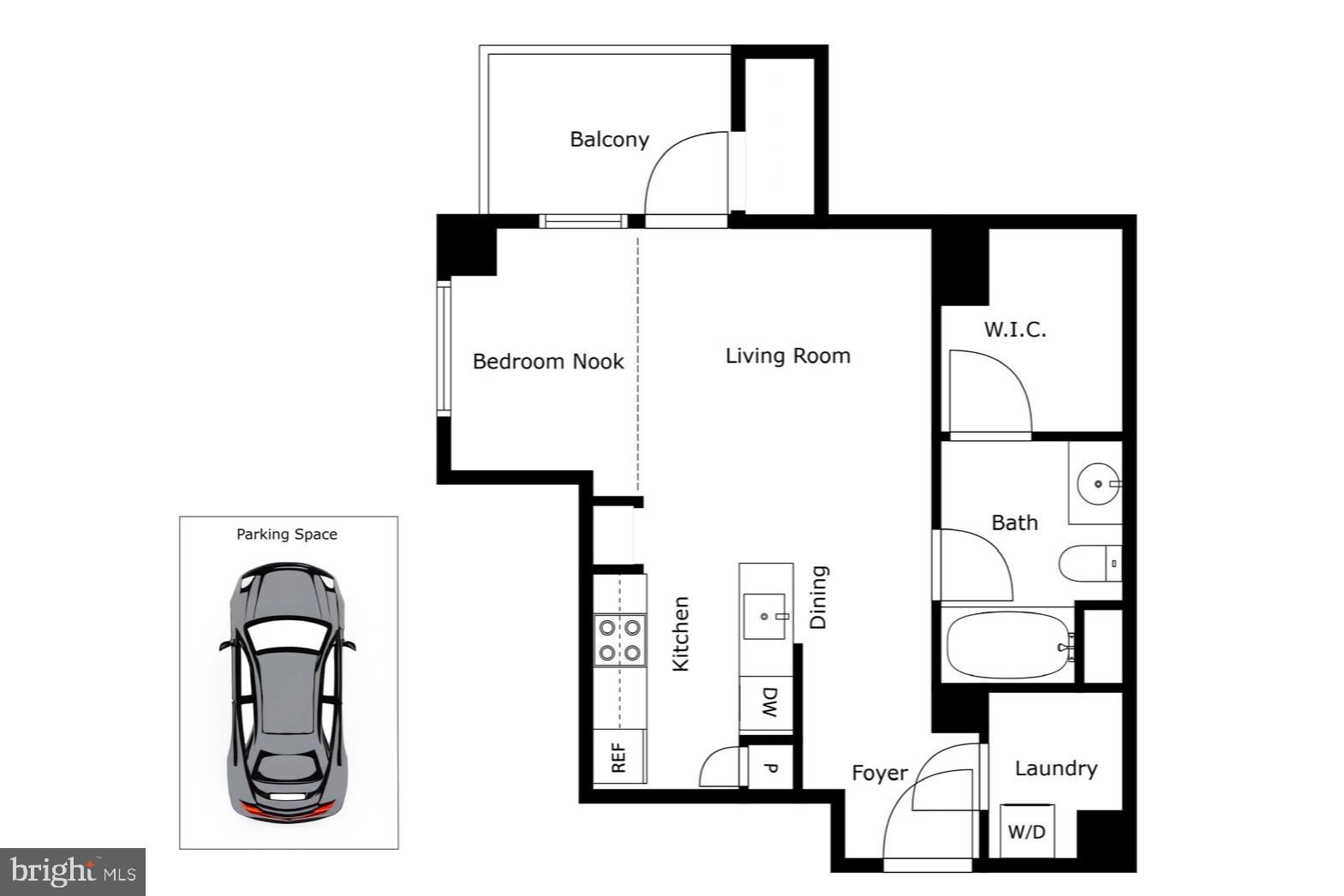851 North Glebe Road, Unit 1712 Arlington, VA 22203 - Photo 25 of 25 a picture of a bathroom with a shower and a mirror