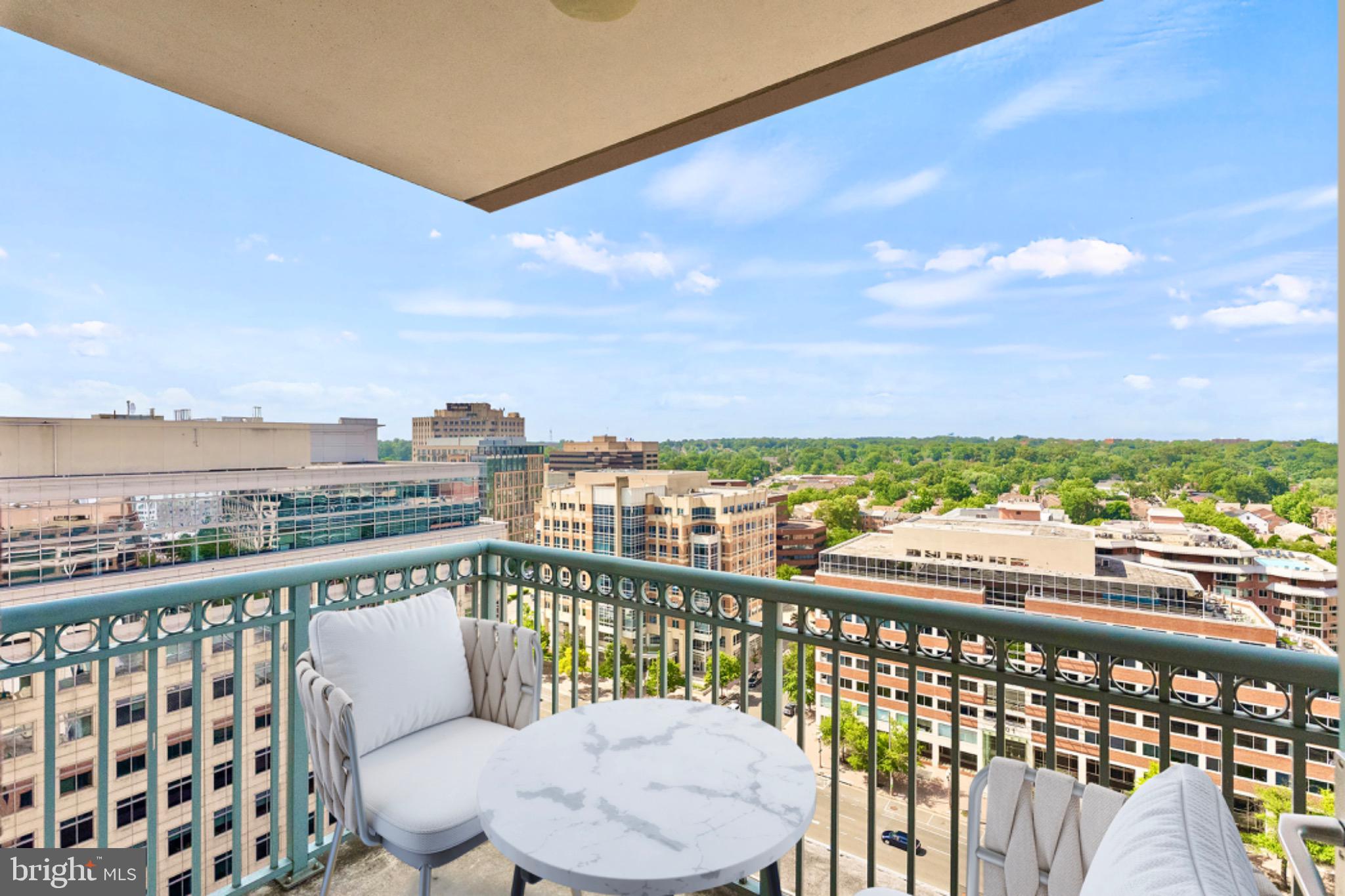 851 North Glebe Road, Unit 1712 Arlington, VA 22203 - Photo 5 of 25 a view of city from a balcony