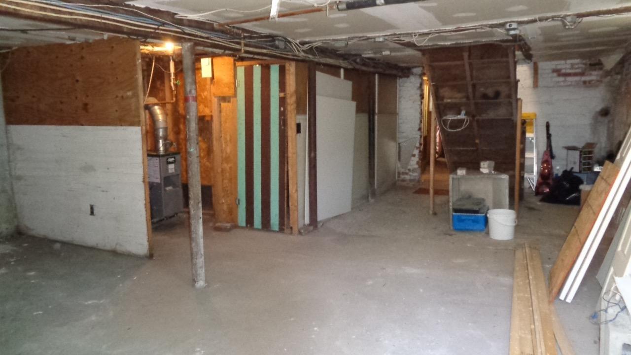 64 Clark Street Portland, ME 04102 - Photo 40 of 41 basement space w walkup doghouse stairs.