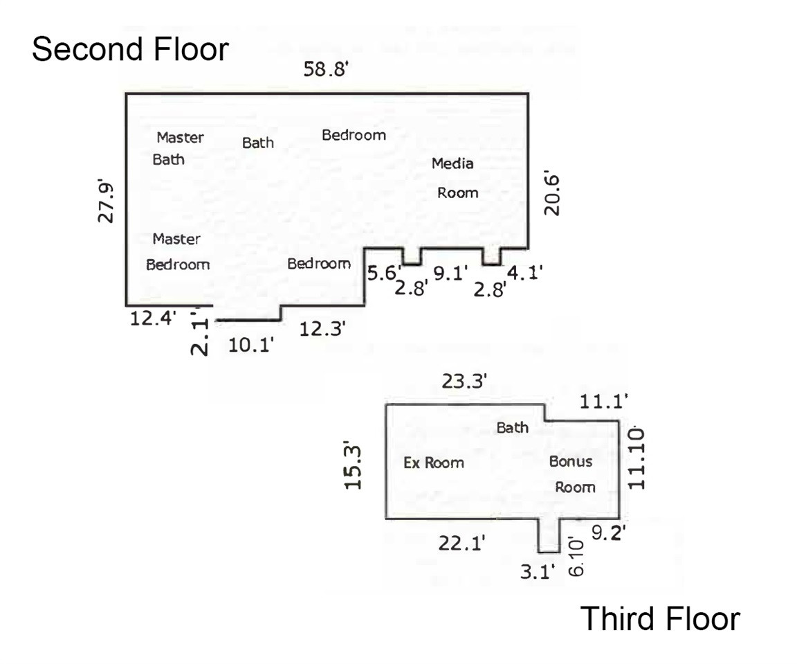 6116 Hampton Ridge Road Raleigh, NC 27603 - Photo 17 of 30 Second Floor and Third Floor