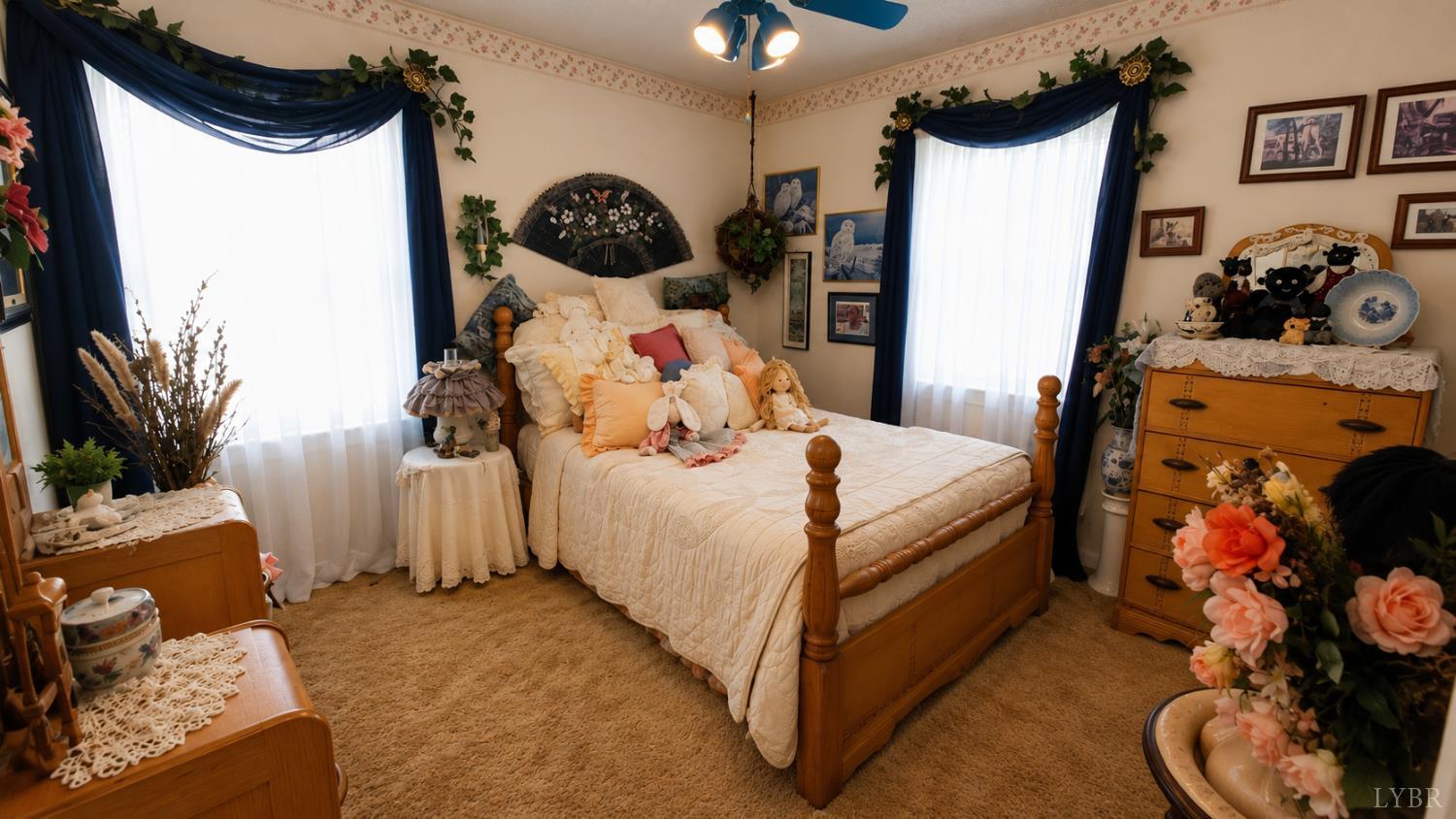 2346 Mitchell Mill Road Gladys, VA 24554 - Photo 10 of 38 a bedroom with bed and a mirror
