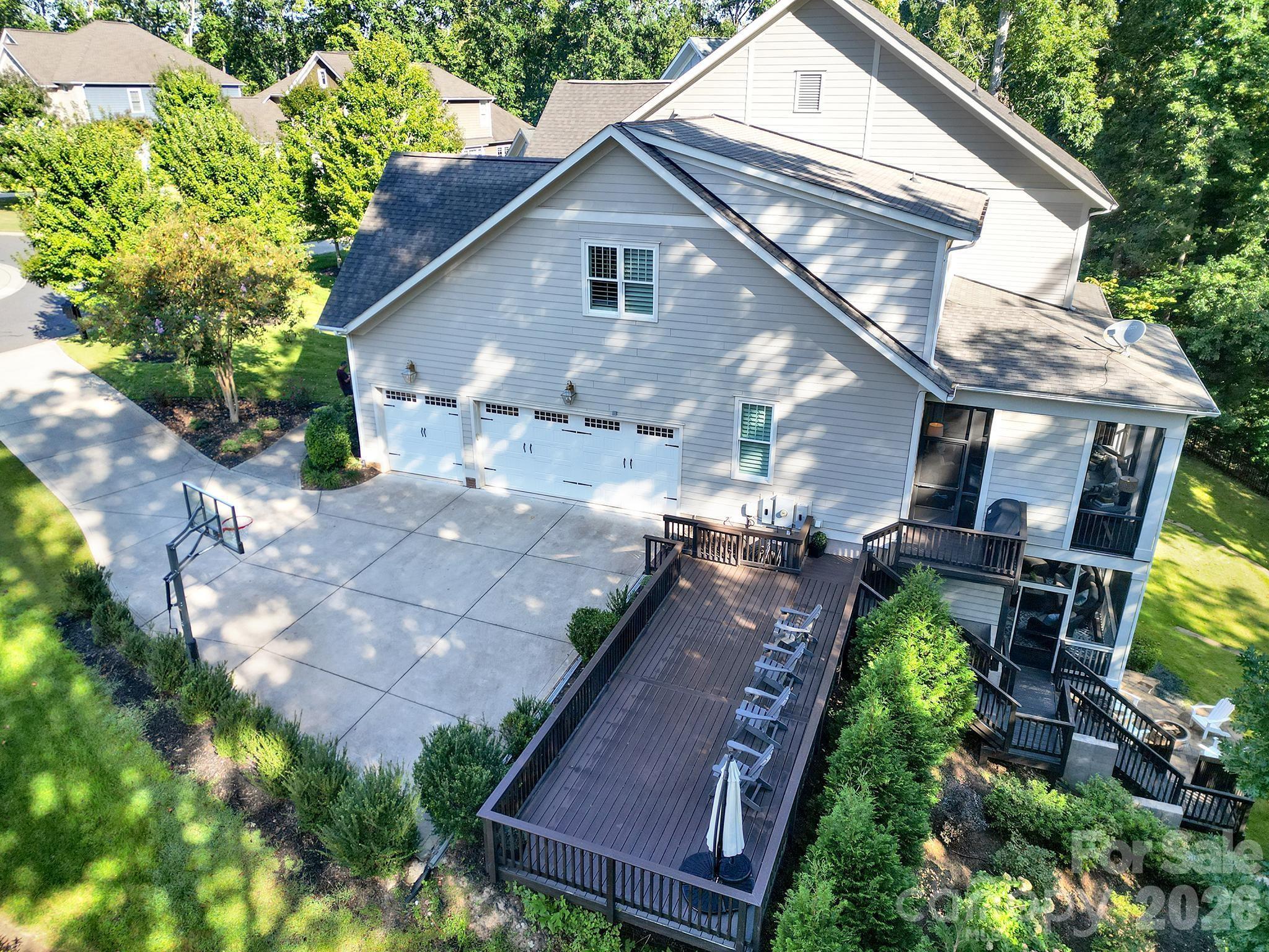 2289 Tatton Hall Road Fort Mill, SC 29715 - Photo 46 of 48 a aerial view of a house with a yard
