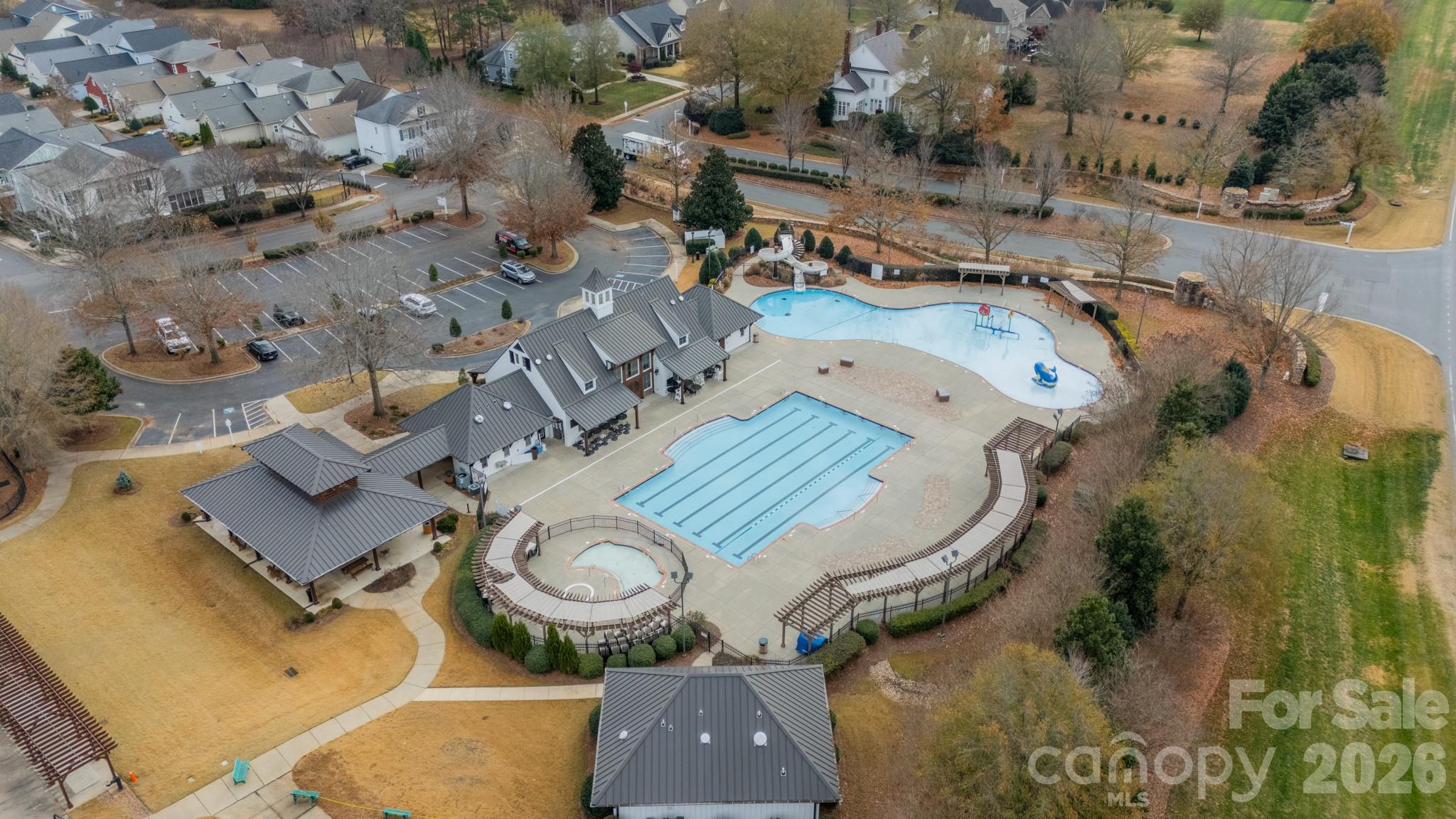 2289 Tatton Hall Road Fort Mill, SC 29715 - Photo 48 of 48 an aerial view of a swimming pool and outdoor space