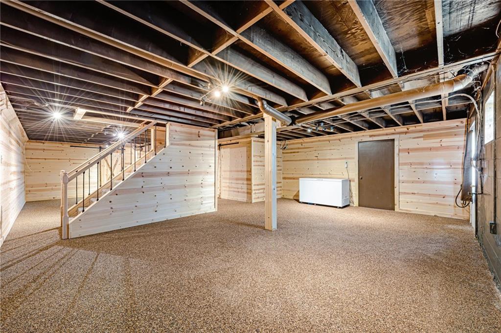 812 Buchanan Road White, PA 15490 - Photo 25 of 35 a view of an empty room with wooden roof