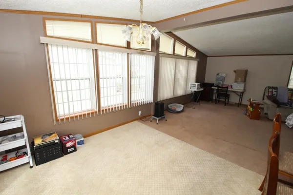 a room with furniture and a window