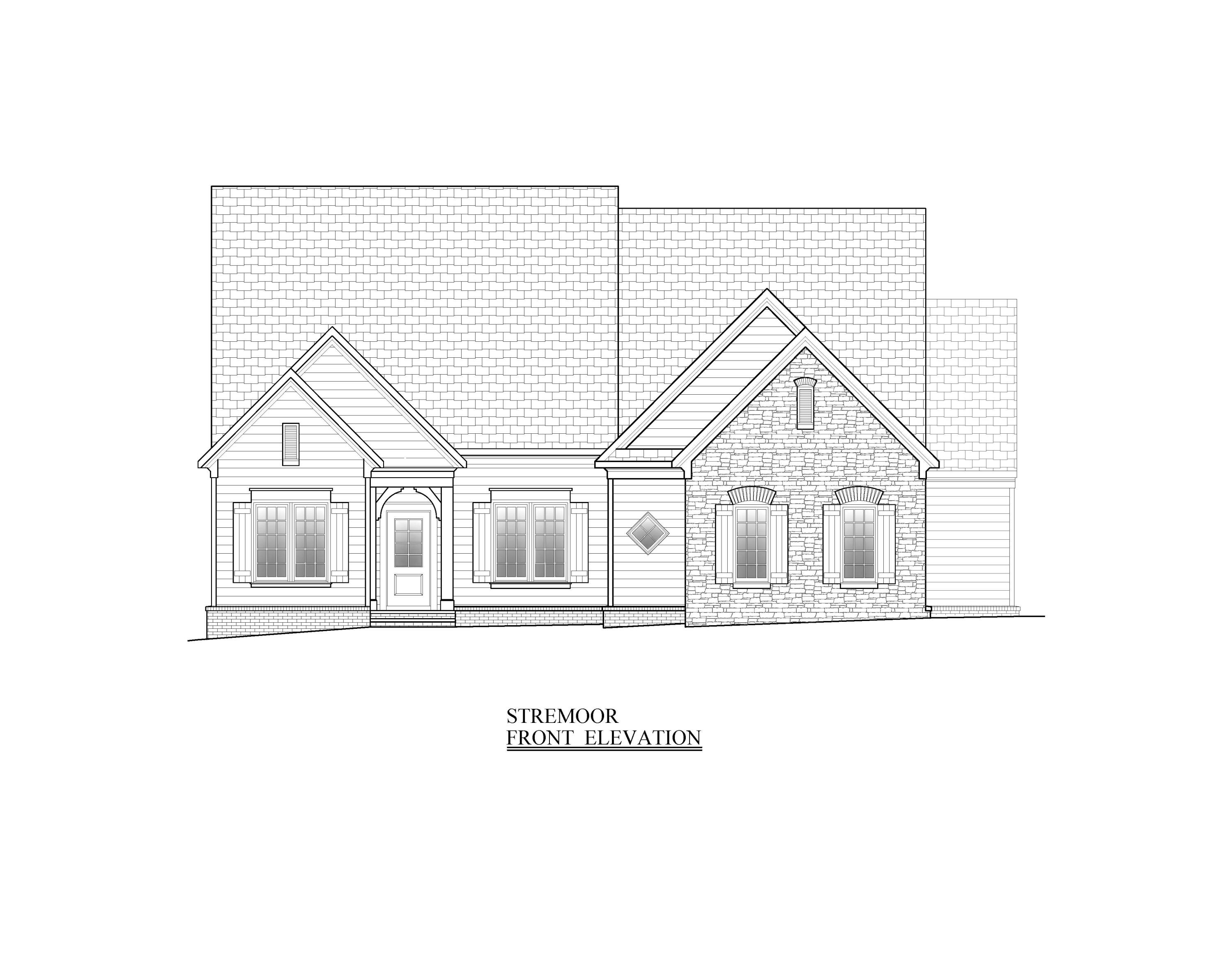 a black and white photo of a house