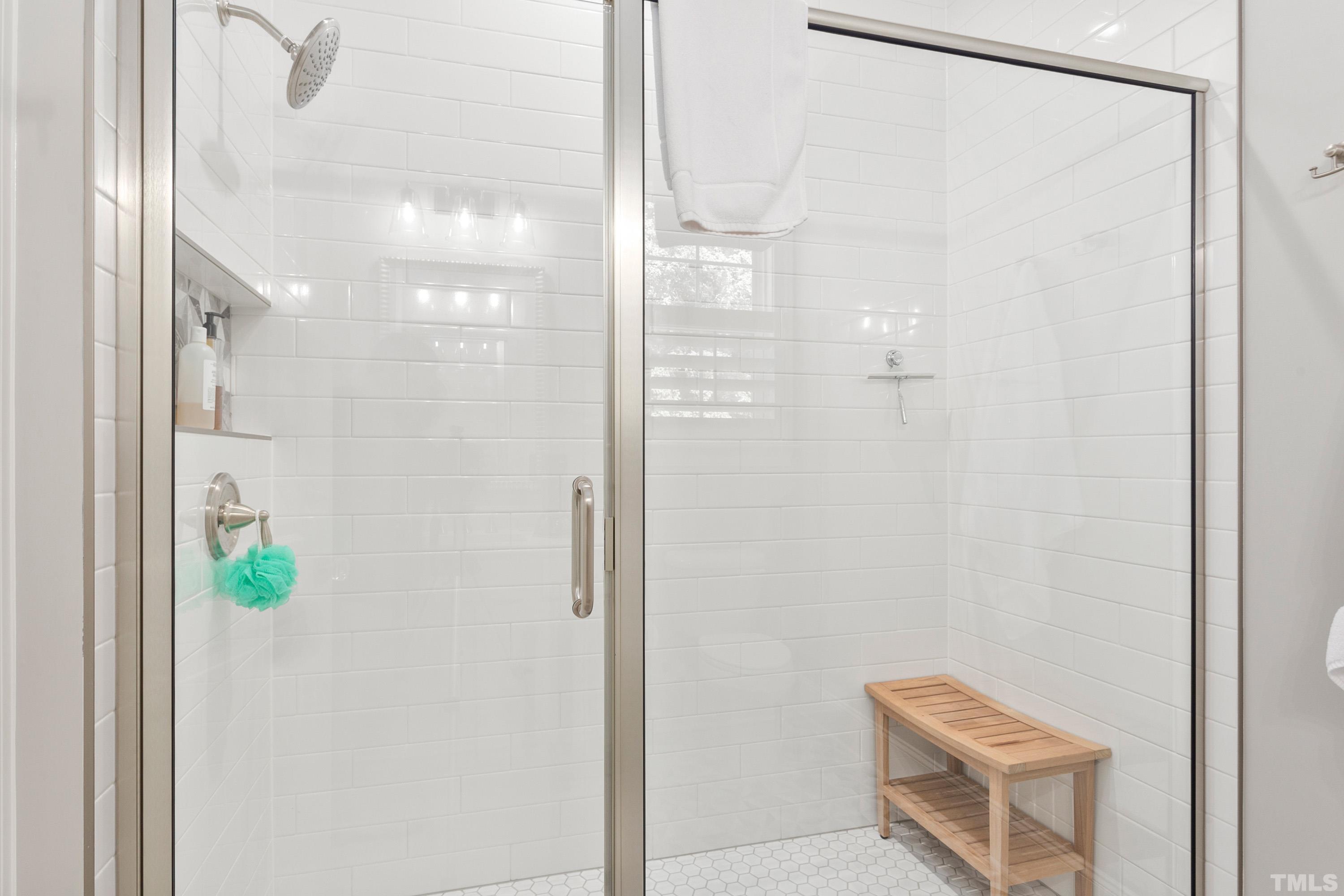 3013 Colmar Manor Drive Cary, NC 27519 - Photo 24 of 53 a bathroom with a shower