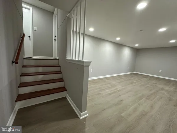 a view of entryway with stairs