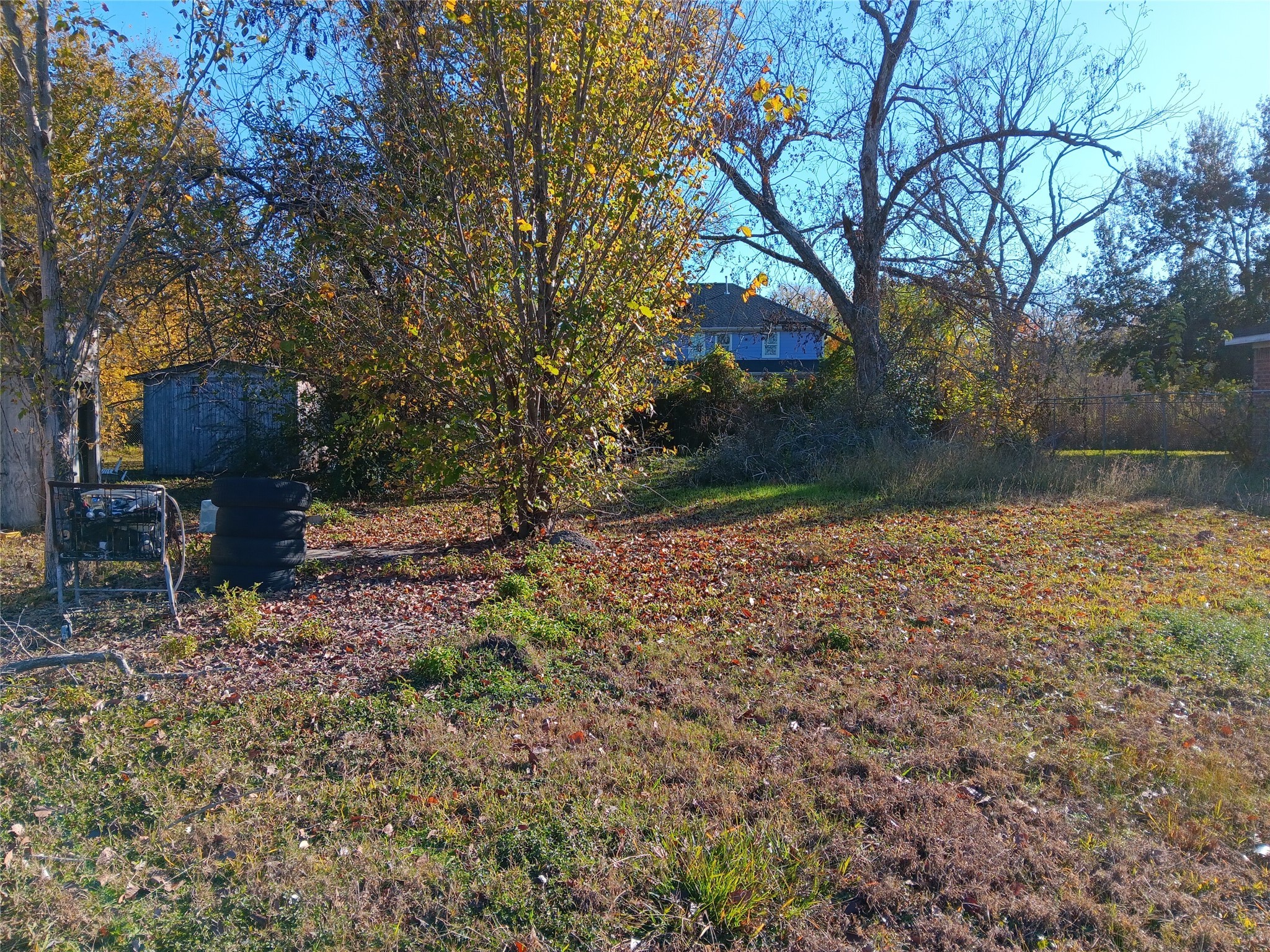 6010 Haight Street Houston, TX 77028 - Photo 3 of 4 a backyard of a house with lots of green space