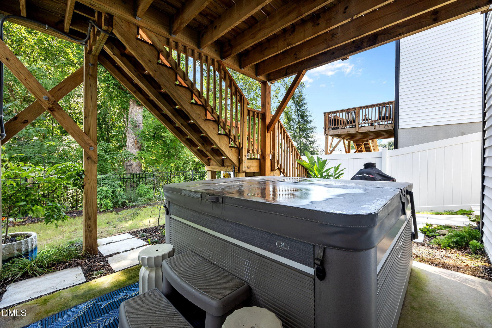 407 Sustainable Way Raleigh, NC 27610 - Photo 13 of 34 Private Hot Tub Conveys!