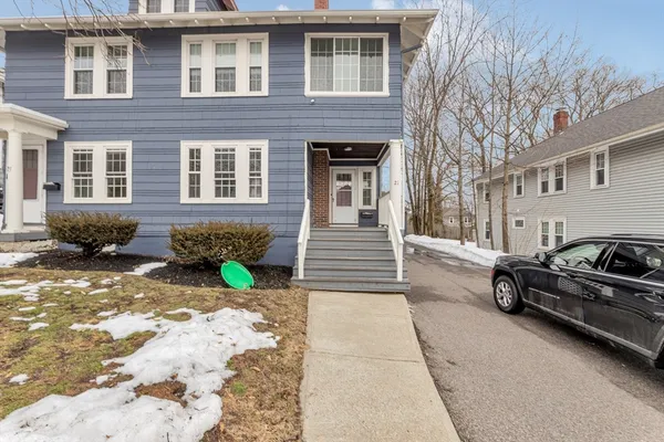 a view of a lounge chairs in the patio
