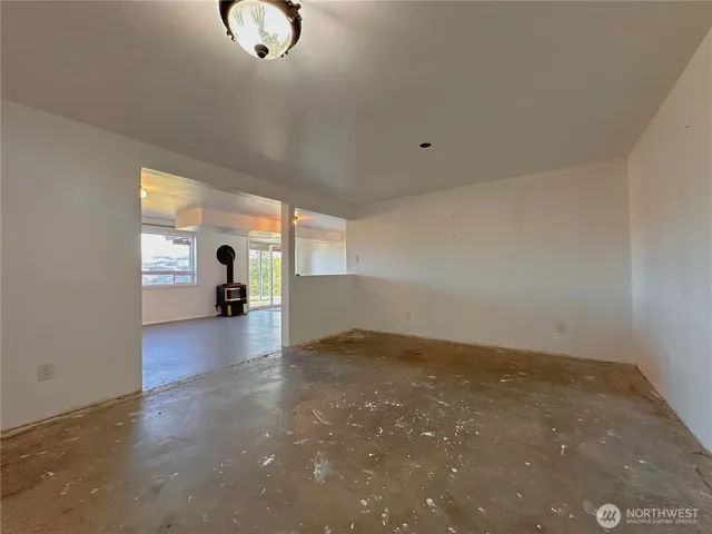 a close view of fireplace