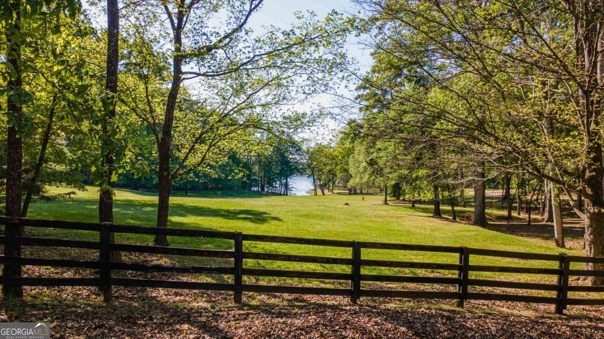 1901 Pine Grove Road Greensboro, GA 30642 - Photo 14 of 18 a view of a yard with wooden fence and large trees