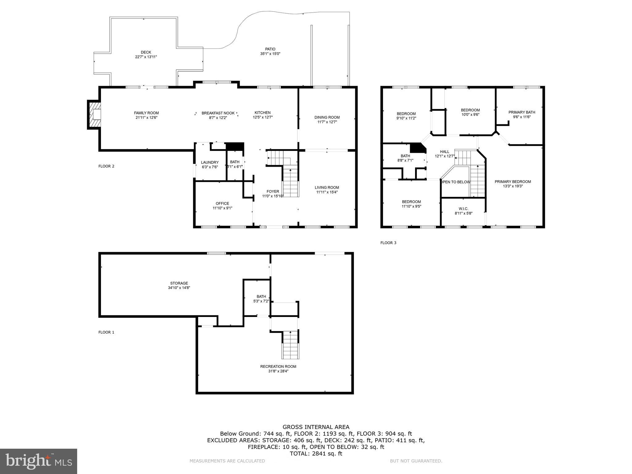 21297 Mirror Ridge Place Sterling, VA 20164 - Photo 41 of 44 FLOOR PLAN