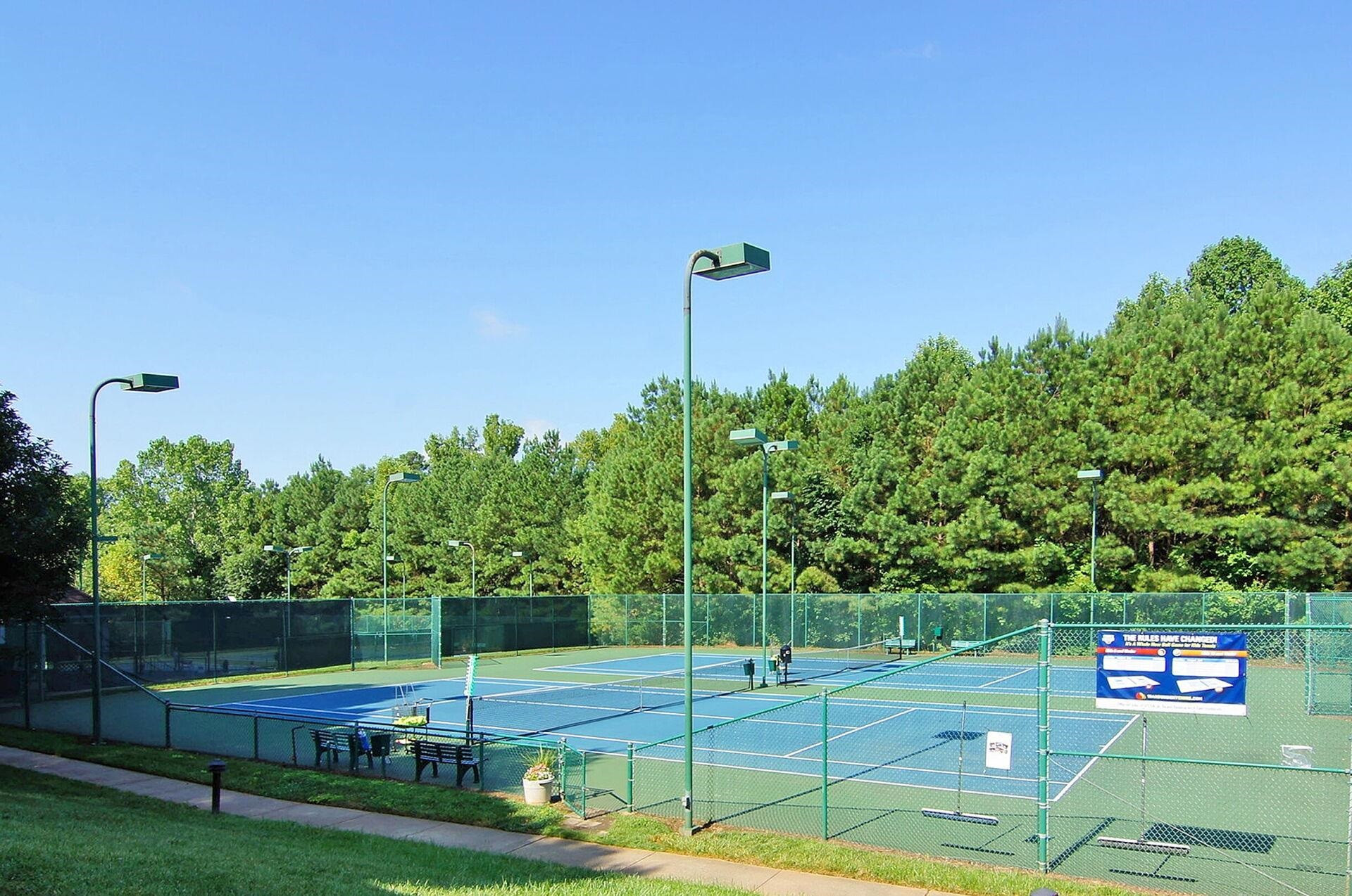 117 Kingsport Road Holly Springs, NC 27540 - Photo 27 of 41 Professionally staffed tennis club offers lessons (private or group). Tournament play available at all skill levels. A great way to meet neighbors. Tennis Court