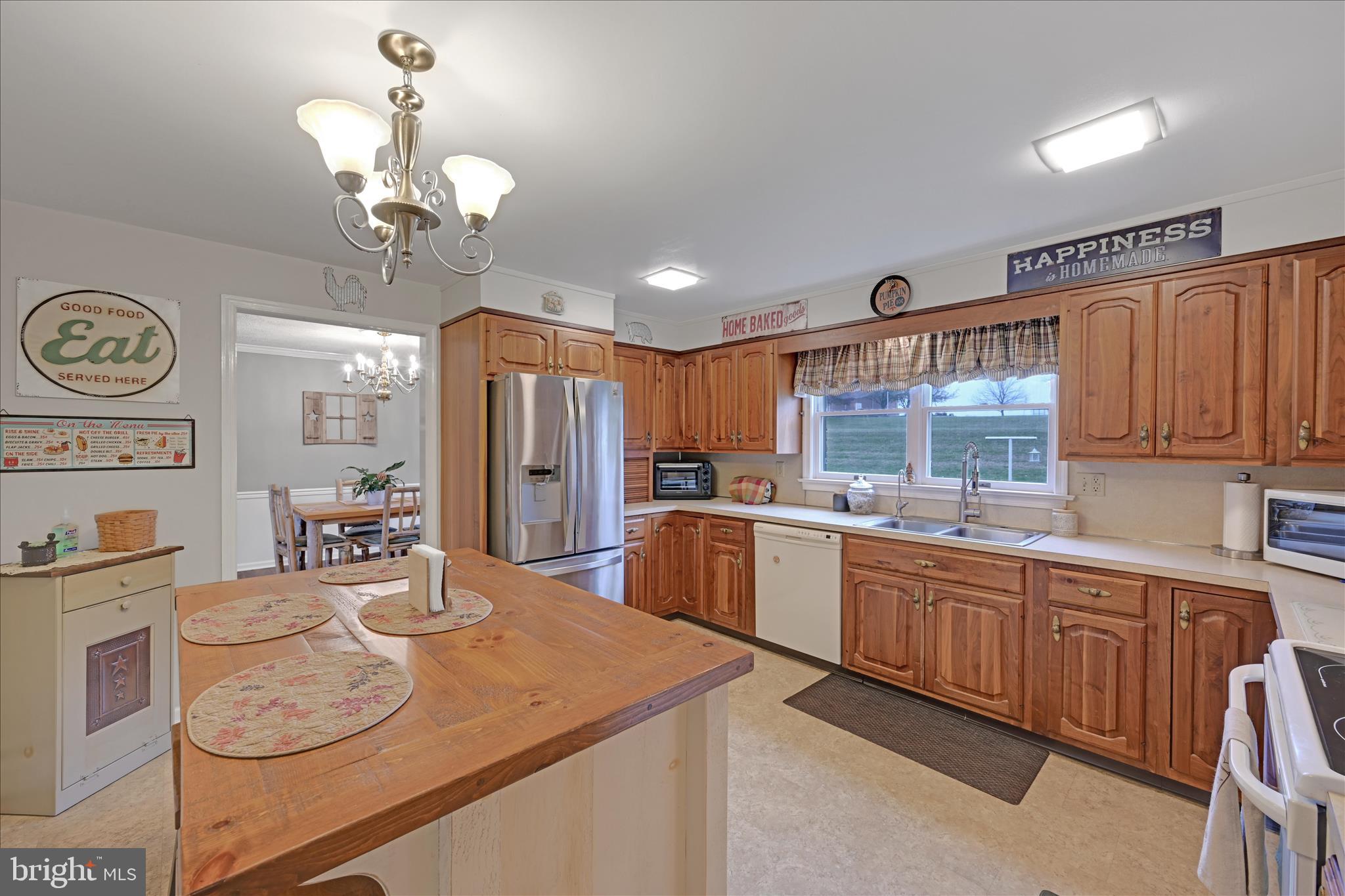 460 Shirksville Road Jonestown, PA 17038 - Photo 12 of 42 a kitchen with stainless steel appliances kitchen island granite countertop a sink and cabinets
