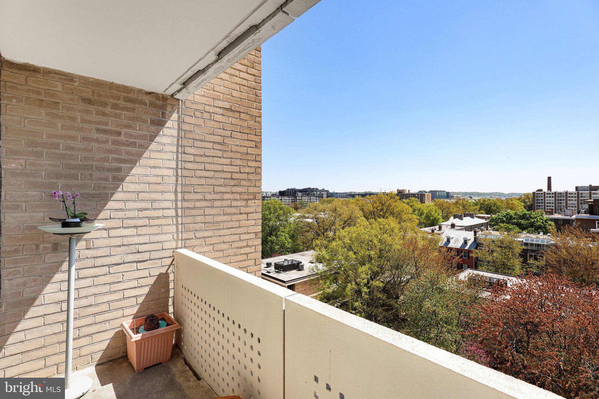 1245 4th Street Southwest, Unit E711 Washington, DC 20024 - Photo 18 of 33 Balcony above the trees