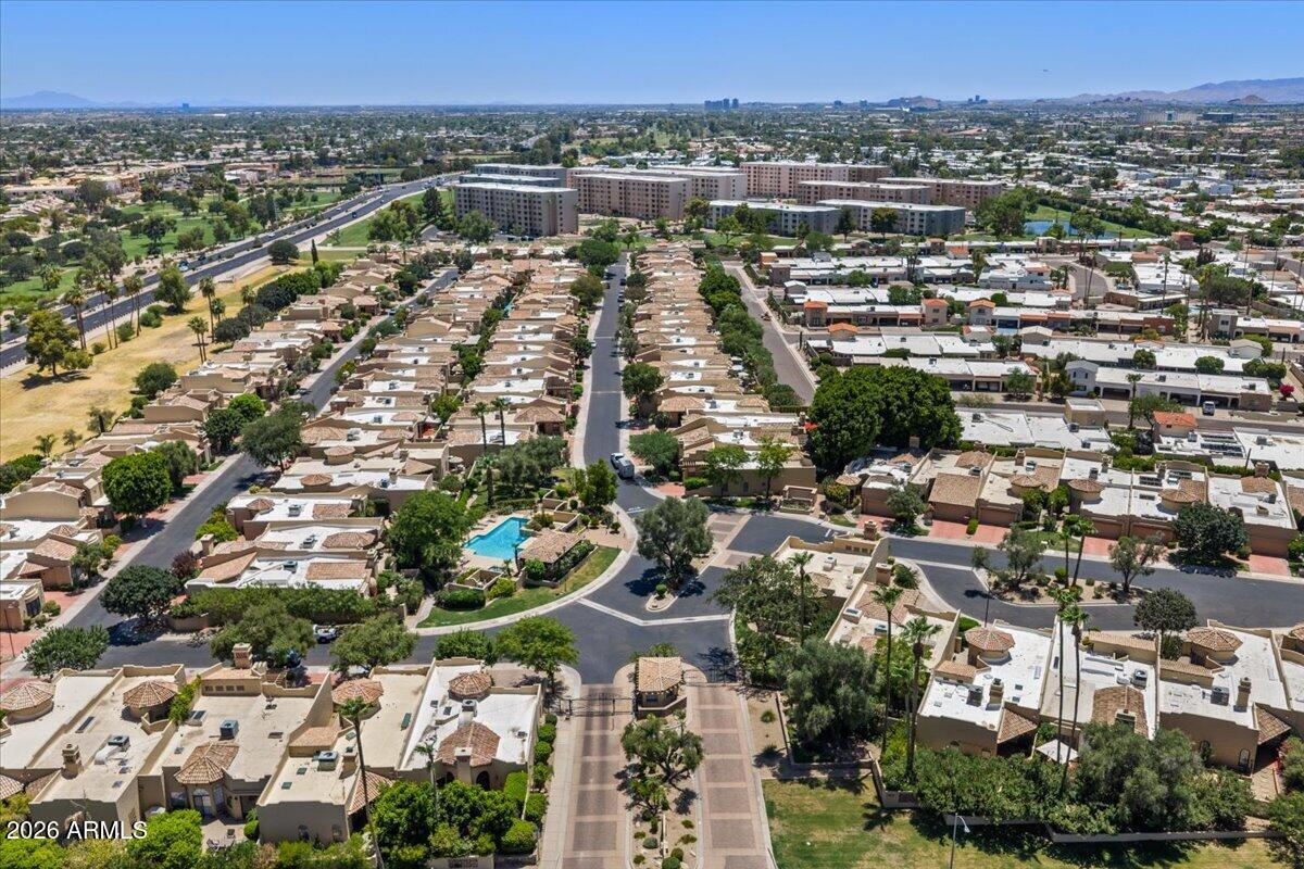 7955 East Chaparral Road, Unit 125 Scottsdale, AZ 85250 - Photo 54 of 56 Aerial View