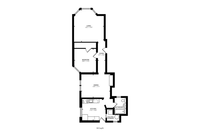 $1,550 | 4002 North Hermitage Avenue, Unit 1, Chicago, IL 60613