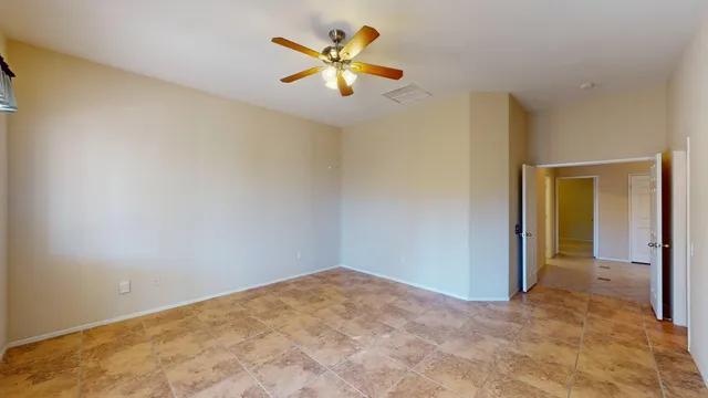 a view of a backyard with plants