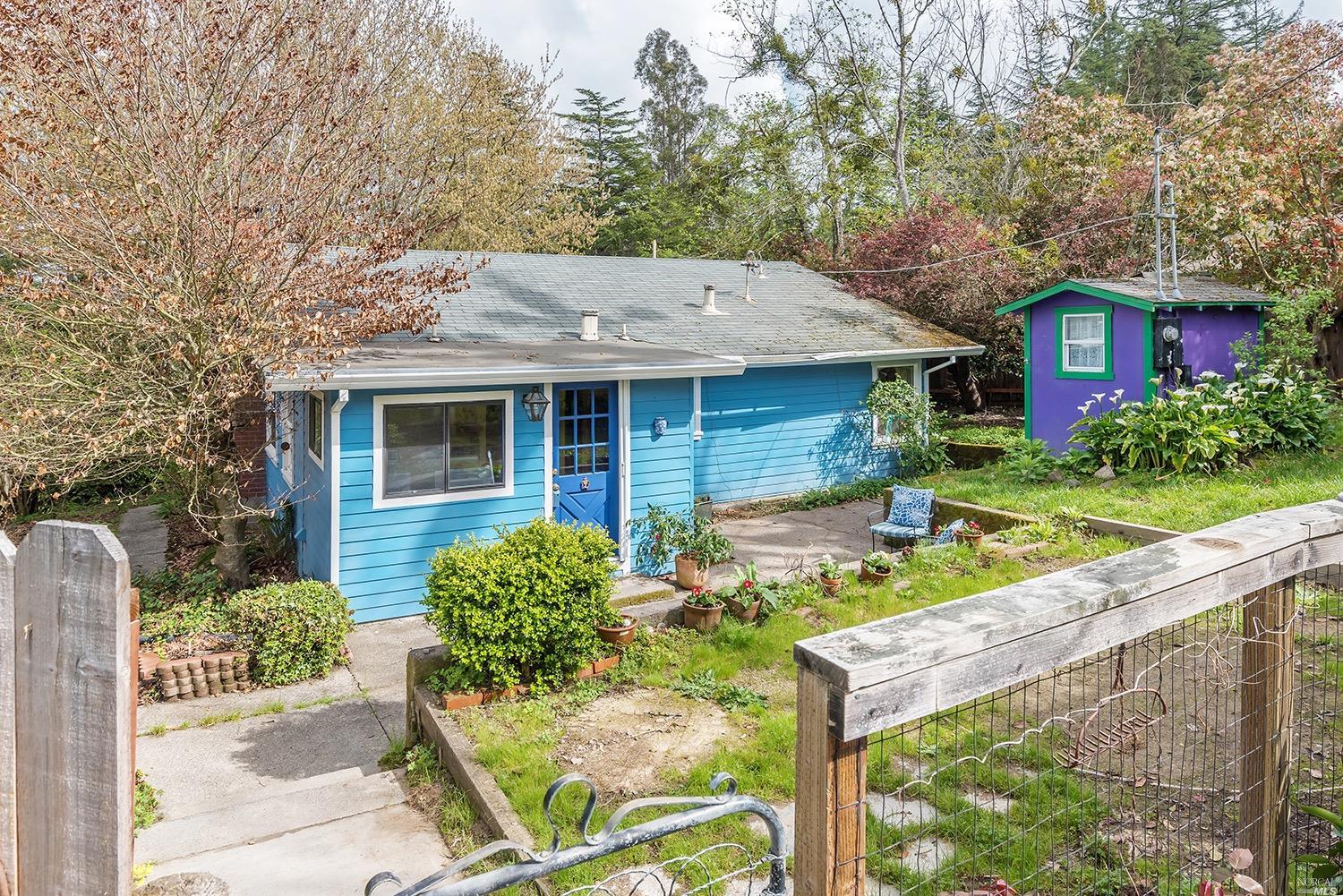 8450 Kennedy Road Sebastopol, CA 95472 - Photo 1 of 1 a front view of a house with garden