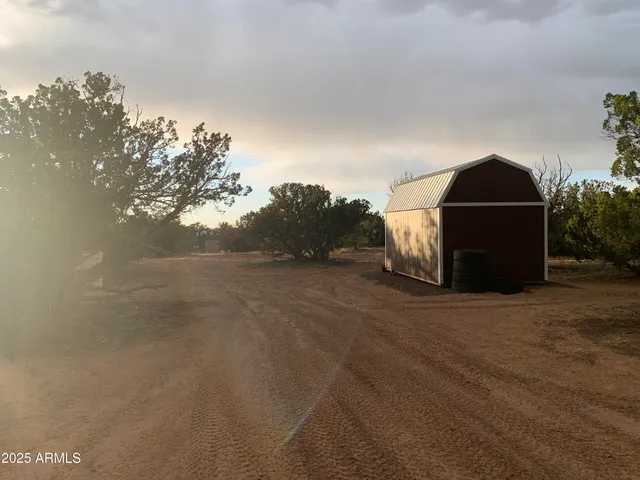 a view of a lake with lots of trees