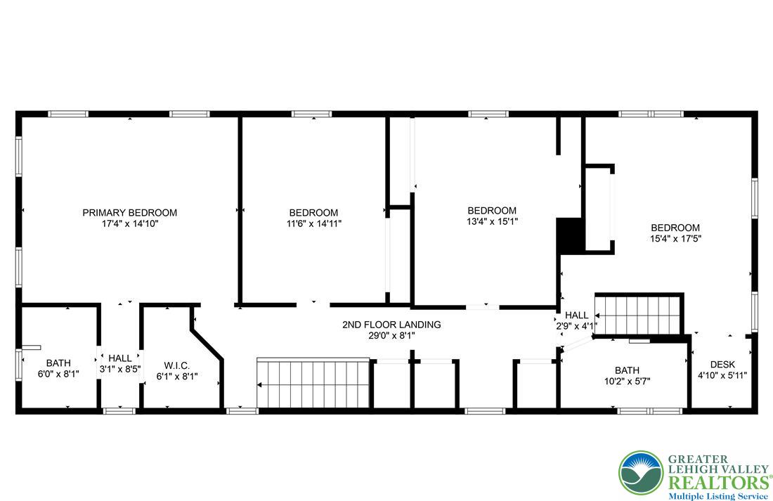 1125 Bridle Path Road Bethlehem, PA 18017 - Photo 69 of 70 2nd Floor Plan